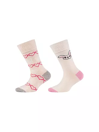 CAMANO | Mädchen Socken 2-er Pkg offwhite | 